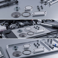 Aluminum Alloy EGR Plug Kit Machined EGR Delete Kit for Mechanics, Engine Repair