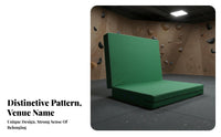 Thickened & Wear-Resistant High Jump Landing Landing Area Folds in Half Tumbling Sponge Mat Shock Absorption Thick Crash Landing Mat Multi-Purpose for Gymnasts, Combat Artists, Dance Studio, Climbing Gym, Cheerleading, Gymnasium