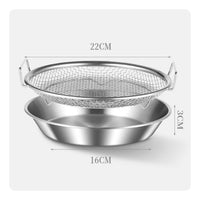 Stainless Steel Steamer Rack Easy to Clean Steaming Basket Insert Food Grade