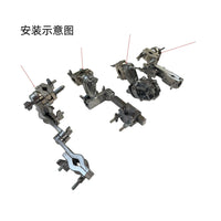 架子鼓转接架/夹 镲片半截扩展架水镲架延伸长架叠加万能夹