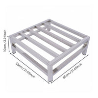 Washing Machine Pedestal Anti-Slip Feet Heavy Duty Stainless Steel Stand Water-Resistant Versatile Support Base for Kitchen, Washroom