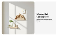Geometric Display Ledge Nordic Design Plant Holder Hydroponic Planter