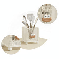 Cute Kitchen Utensil Holder Countertop Chopstick Holder with Feet Compact Organizer Breathable for Sink