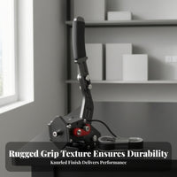 Plug and Play PC Handbrake | Rigid Metal Construction, 16-Bit, PC Handbrake with Mounting Hardware, for Drifting Games