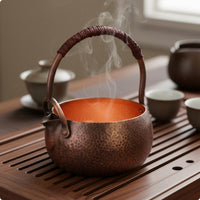 Copper Tea Pitcher Handmade Kung Fu Tea Pitcher Easy to Clean Fairness Cup