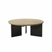 2 Pieces Round stacking Table Set Nordic artistic stacking Table Set Space-Saving sturdy Construction for residents, Families