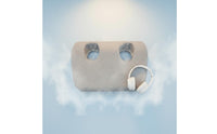 Ear Support Pillow Breathable Opening Design Ear Cutout Cushion Noise Reducing for Sleeping, Rest
