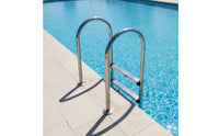 4-Step Pool Ladder Stainless Steel Ladder with Handrails No-Hole Pool Staircase for Families, in-Pool Pools