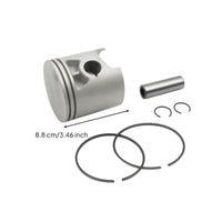 Piston Kit with Piston Pin and Rings Replacement Part Proper Fit for Boat Owners