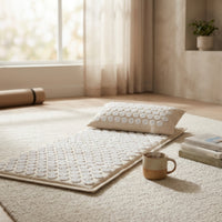 Cushioned Acupuncture Massage Set Portable Acupuncture Mat with Pillow Eco-Friendly Acupressure Mat with Pillow Compact for Home, Travel