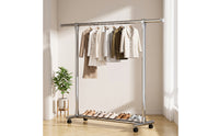 Stainless Steel Clothes Drying Rack Foldable Folding Clothes Drying Rack Telescopic Freestanding for Balcony, Bedroom