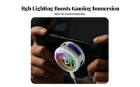 Rapid Cooling Attach Phone Cooler 20W High Power Semiconductor Phone Cooler Low Noise Operation for Vloggers, In Car Use, Home, Office