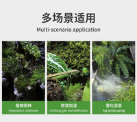 Aquarium Plant Smart Timer Misting System for Reptile Rainforest Humidifier Sprayer (UK Plug)