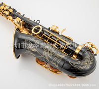 OEM AS-82Z Eb Alto Saxophone, Brass, Black Nickel Gold Finish, with Hard Case
