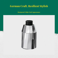 Infrared motion sensor faucet, leak-resistant.