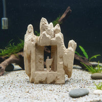 Ceramic Aquatic Cave Sturdy and Long-Lasting Ceramic Rock Cave Non-Fading