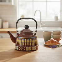 Enamel Tea Kettle Rustproof Enamel Stovetop Kettle Rust Resistant Vintage Stovetop Teapot