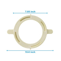 Pool Maintenance Replacement Pump Collar Lid Assembly Plastic Construction Tabbed Grip Leak Control Secure Fit Suitable for Pool Cleaning Equipment Servicing