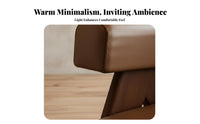 Single-Person Armchair Wabi-Sabi Aesthetic V-Leg Cane Chair Retro Design dense-foam Foam for Adults, Living Room, study corner
