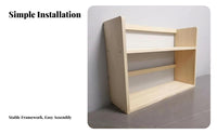 Student Textbook Stand Multifunctional Wooden Desktop Bookshelf for Homeowners