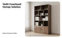 Large Capacity Floor Standing Wine Cabinet Stable Structure Living Room Storage Unit Good Load-Bearing Floor Standing Cabinet Long-Lasting Material for Tea Enthusiasts, Collectors, Office Workers, Home Bar, Study, Bedroom, Kitchen