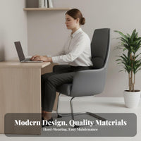 Sled Base Guest Chair Ergonomic Design Conference Seat Easy to Clean sturdy Duty for Students