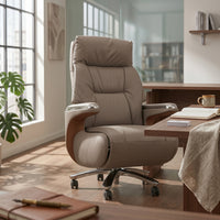 Executives Office Chair Padded Reclining Office Chair Upholstered