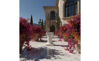Roman Column Pedestal Weather Resistant Decorative Column Statue Base for Patio