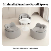 Sofa and Armchair Set Modern Design Commercial Furniture Minimalist Design Easy to Clean for Office Workers, Guests