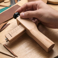 5-Blade Belt Measuring Scale Leather Belt Hand-Held