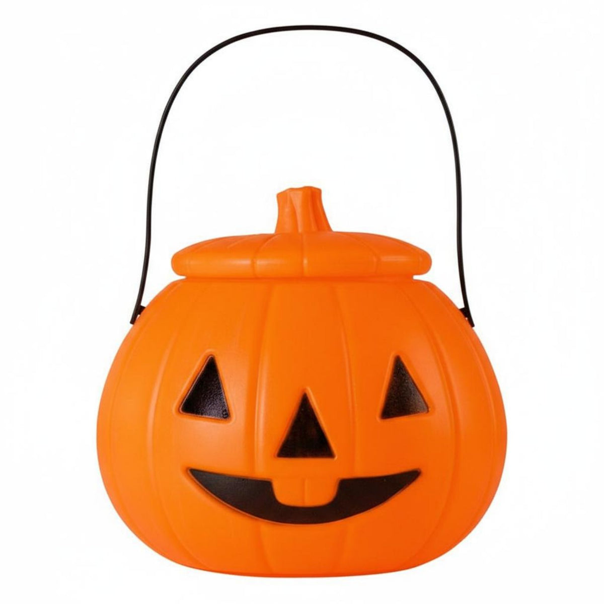 Trick-or-Treat container Pumpkin Design pumpkin face'-Lantern container With Handle for children