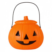 Trick-or-Treat container Pumpkin Design pumpkin face'-Lantern container With Handle for children
