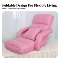 Removable launderable Cover Adjustable Nursing Lounger Foldable Adjustable Floor Lounger Support Lazy Sofa Erconvenientnomic Design for New Mothers Women, Nursery, Bedroom, Living Room, Office