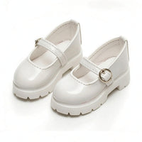 Doll Mary Janes with Buckle Glossy Footwear Easy to Wear