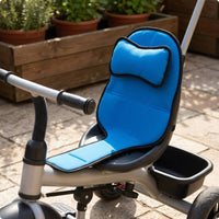 Matching Set Tricycle Seat Cushion Rounded Top Tricycle Seat Pillow for Guarded Tricycles