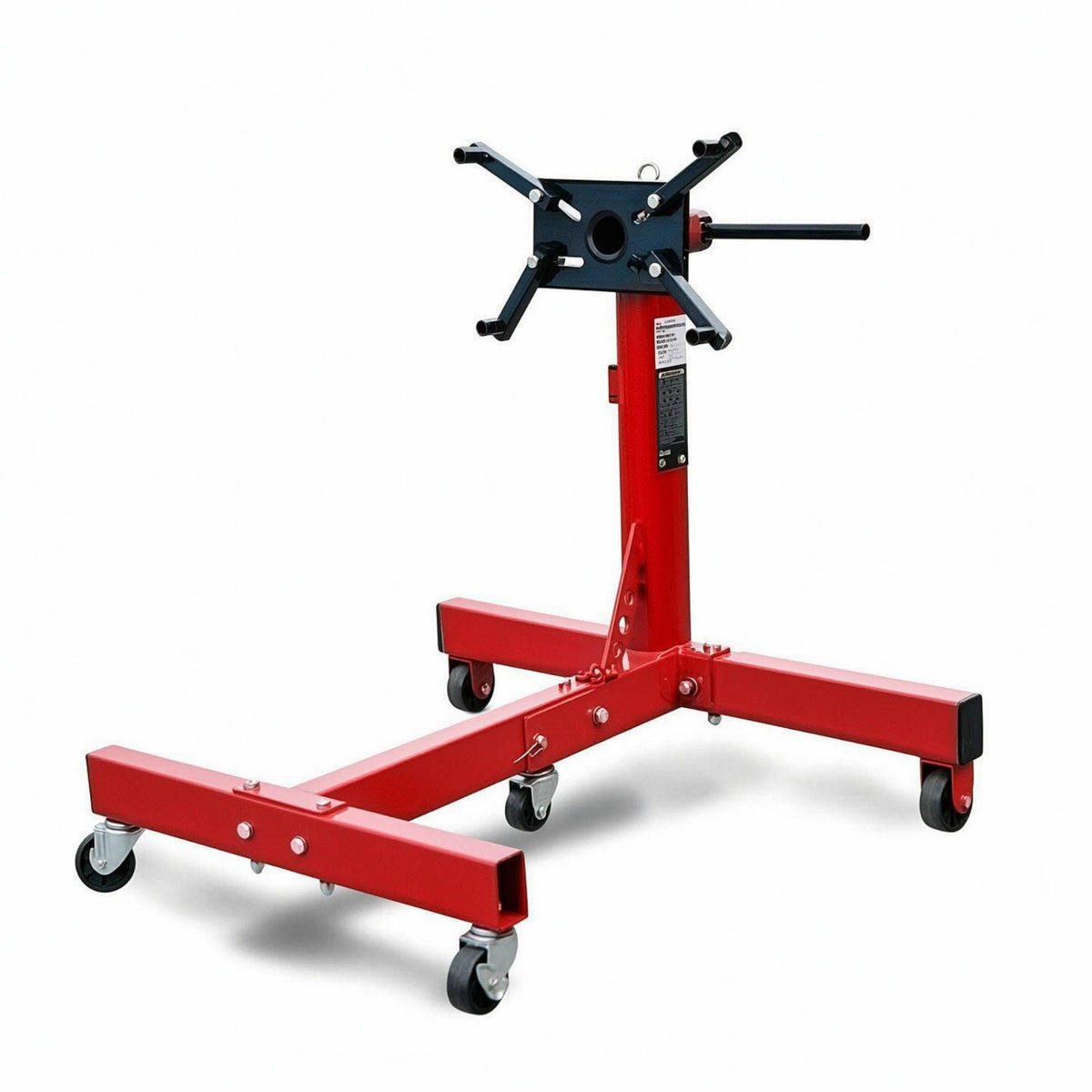 Rotating Engine Stand Stable Engine Stand with Wheels Rust Resistant for DIYers