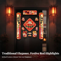 Couplets, Horse Year, Creative Holiday Door Decor, Fu Sticker