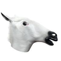 Latex Animal Full Head Mask Breathable Animal Costume Accessory Pull-on for Halloween, Masquerade, Stage Performance