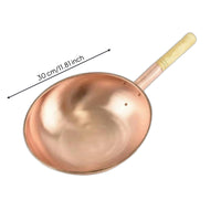 Copper Cooking Pot Uncoated Cookware Wide Mouth