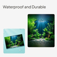 5D Aquarium Background Sticker Waterproof Decor