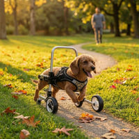 Front Leg Dog Wheelchair Four-Wheel Pet Front Leg Wheelchair Stable