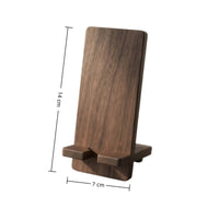 Desktop Phone Stand Tabletop Walnut Phone Stand Decorative