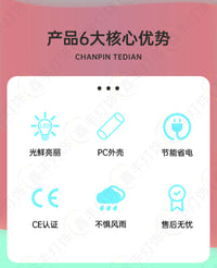 美发标志灯美发转灯发廊转灯户外防水理发杆Barber Shop 欧规