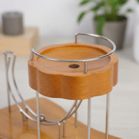 Wooden Dynamic Desk Toy Desktop Display Connected Dynamic Art Piece Stress