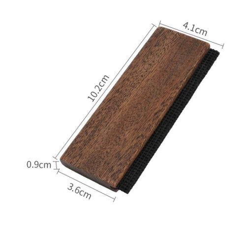 Cashmere Comb Ebony Wood Handle Manual Remover Comfortable Grip for Travel