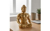 Meditating Buddha Statue Resin Desktop Decor Zen for Home Display