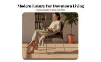 Flower-Shaped Rear Armchair Soft Paddinged Seat Accent Chair 360-Degree Rotating Modern Stylish for Women, Adults, Bedroom