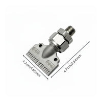 Universal Air Nozzle All Metal Construction Adjustable Fan Nozzle Rust Resistant