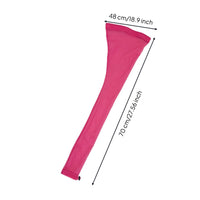 Breathable Mesh Hair Cap Stretch Cylindrical Hair Net Comfortable Headwear Washable for Sleeping