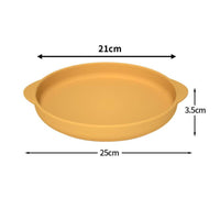 Round Silicone Cake Pan Side Handles Shallow Silicone Cake Pan Food-Grade